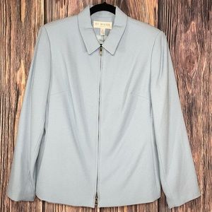 EN AVANCE WOMEN Petite size 8 JACKET Size Medium Color Light Blue new with tags